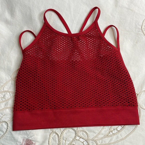Alala Essential Seamless mesh high cut sports bra - Picture 2 of 8